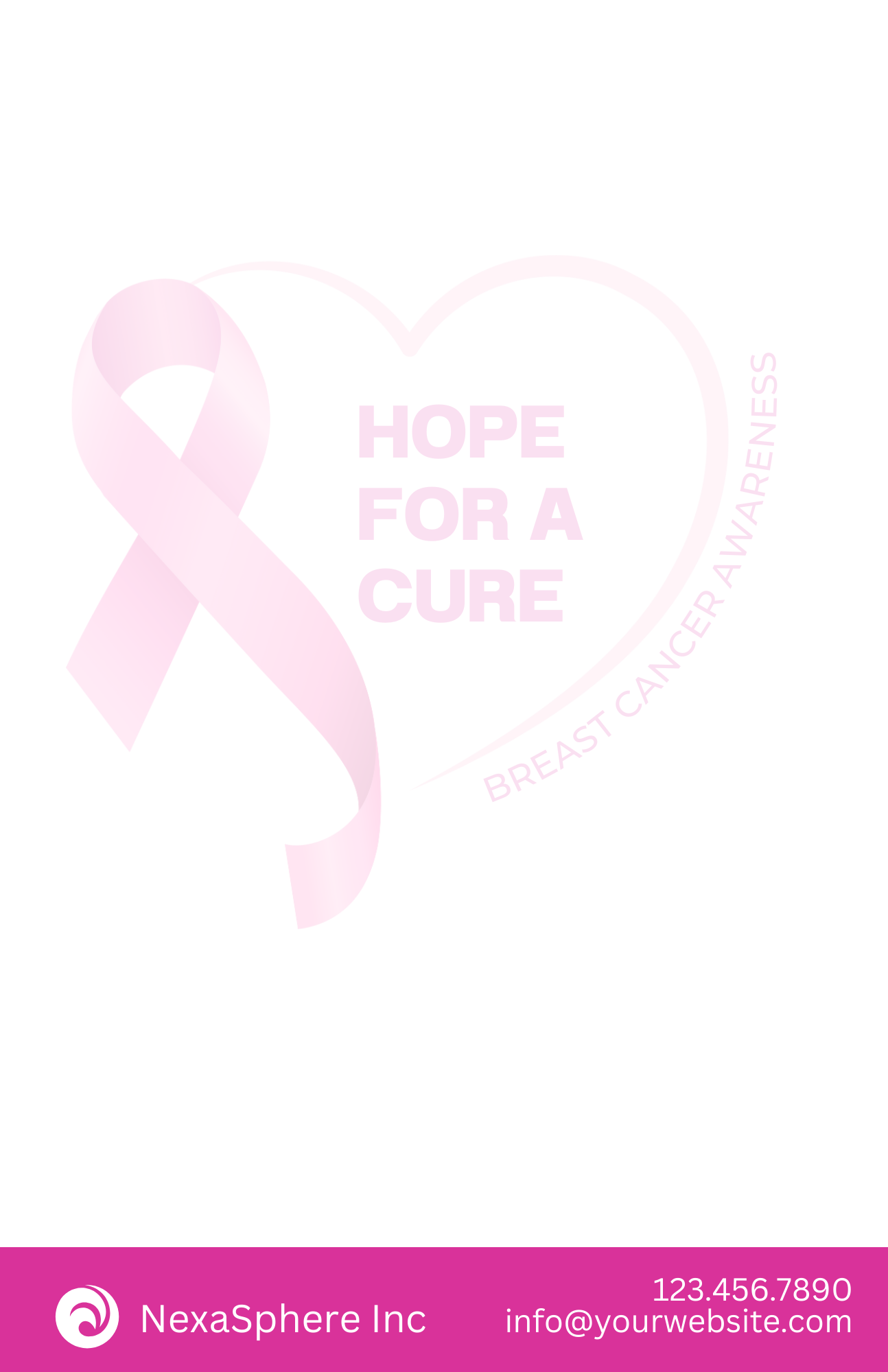 8.5 x 5.5 Custom Breast Cancer Awareness Notepad 2