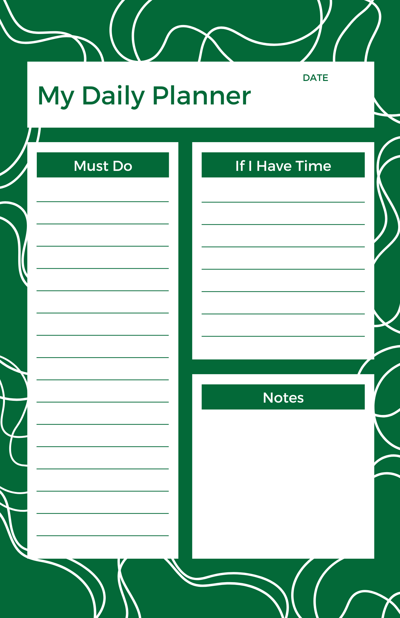 Custom Daily Task Notepads