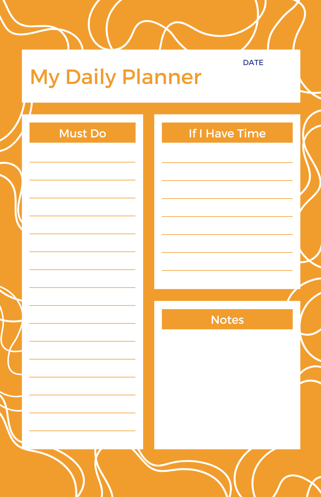 Custom Daily Task Notepads