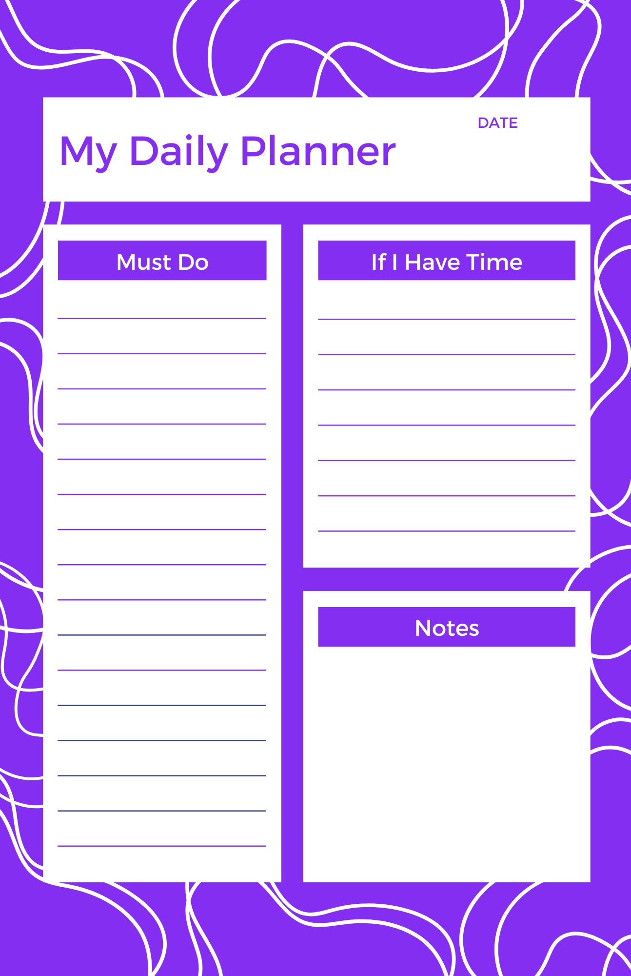 Custom Daily Task Notepads