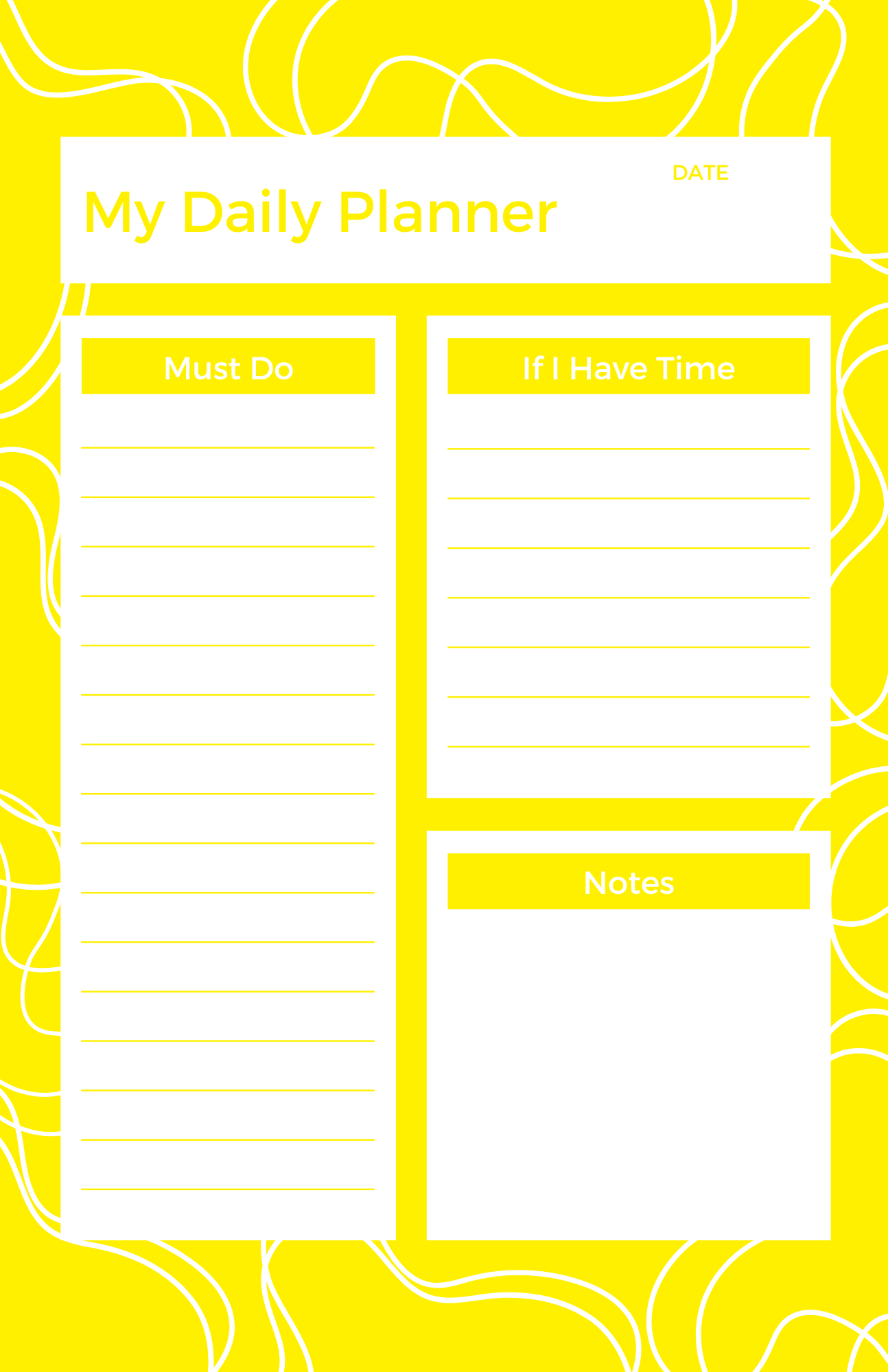 Custom Daily Task Notepads