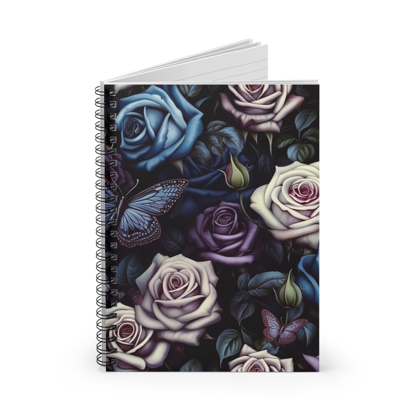 Mystical Roses Spiral Notebook - Ruled Line
