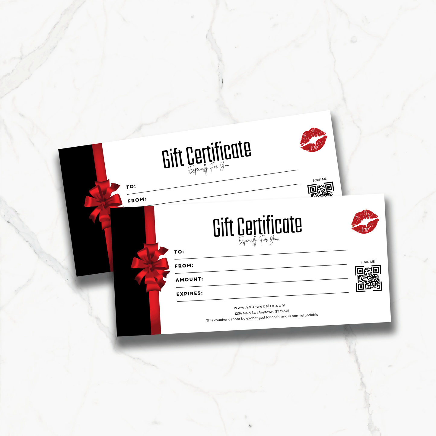 Red Bow Gift Certificate