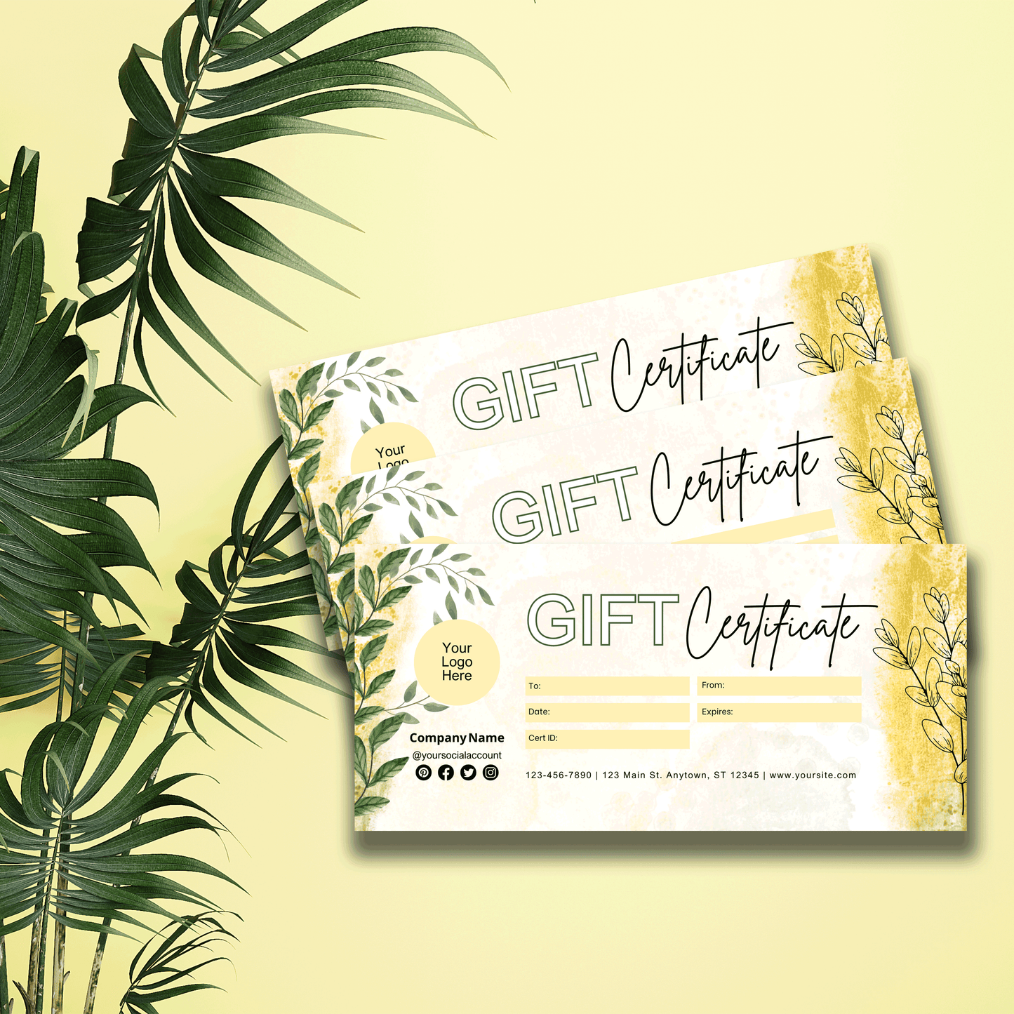 Pretty Gift Certificate