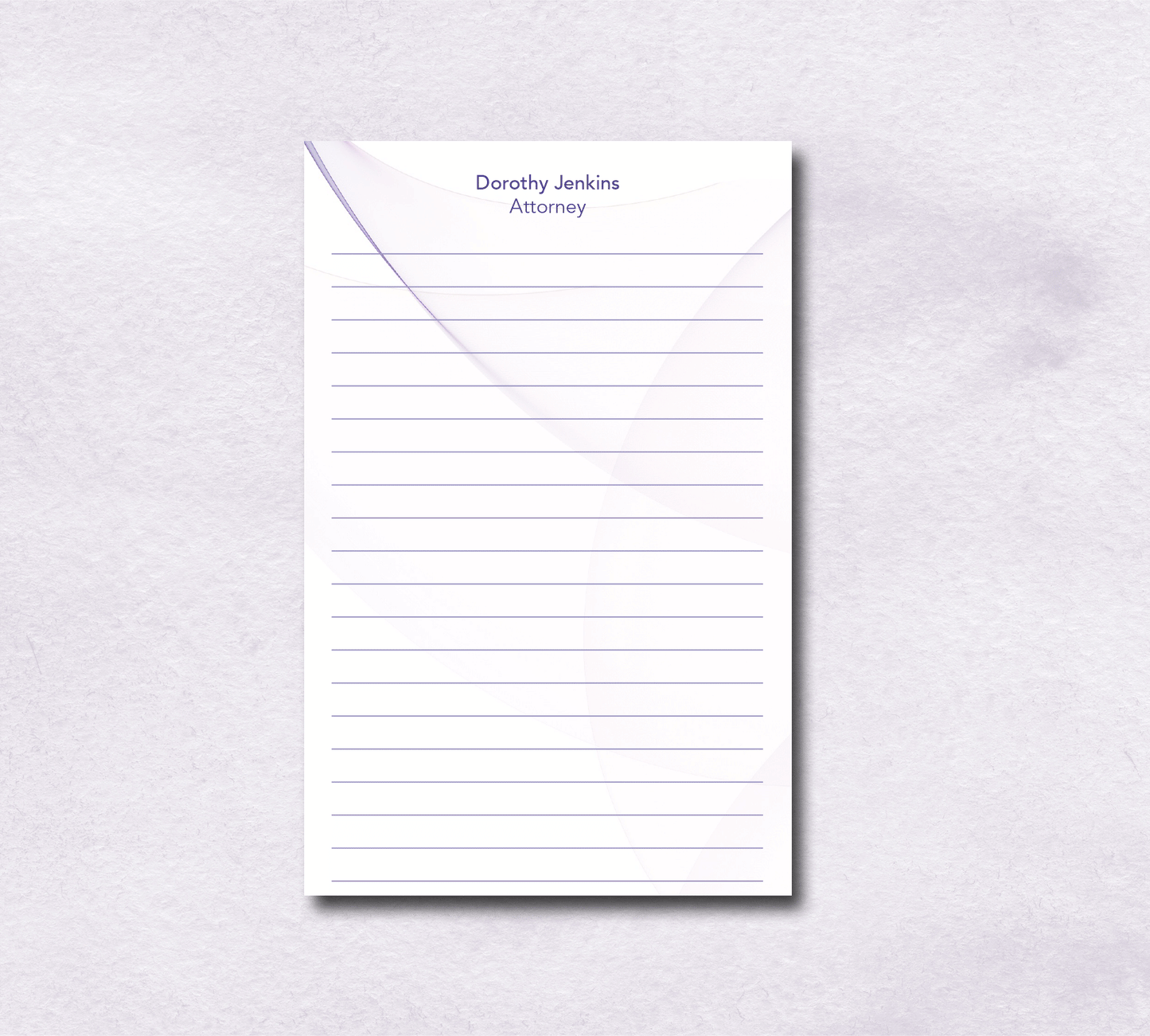 8.5 x 5.5 Business Notepad