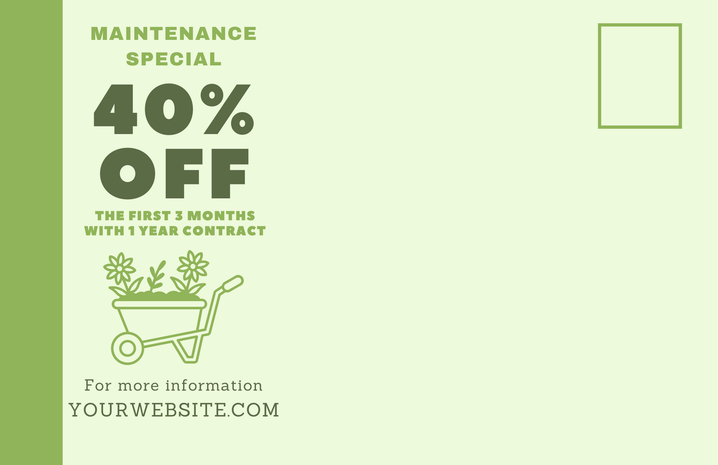 Landscape Theme Postcard