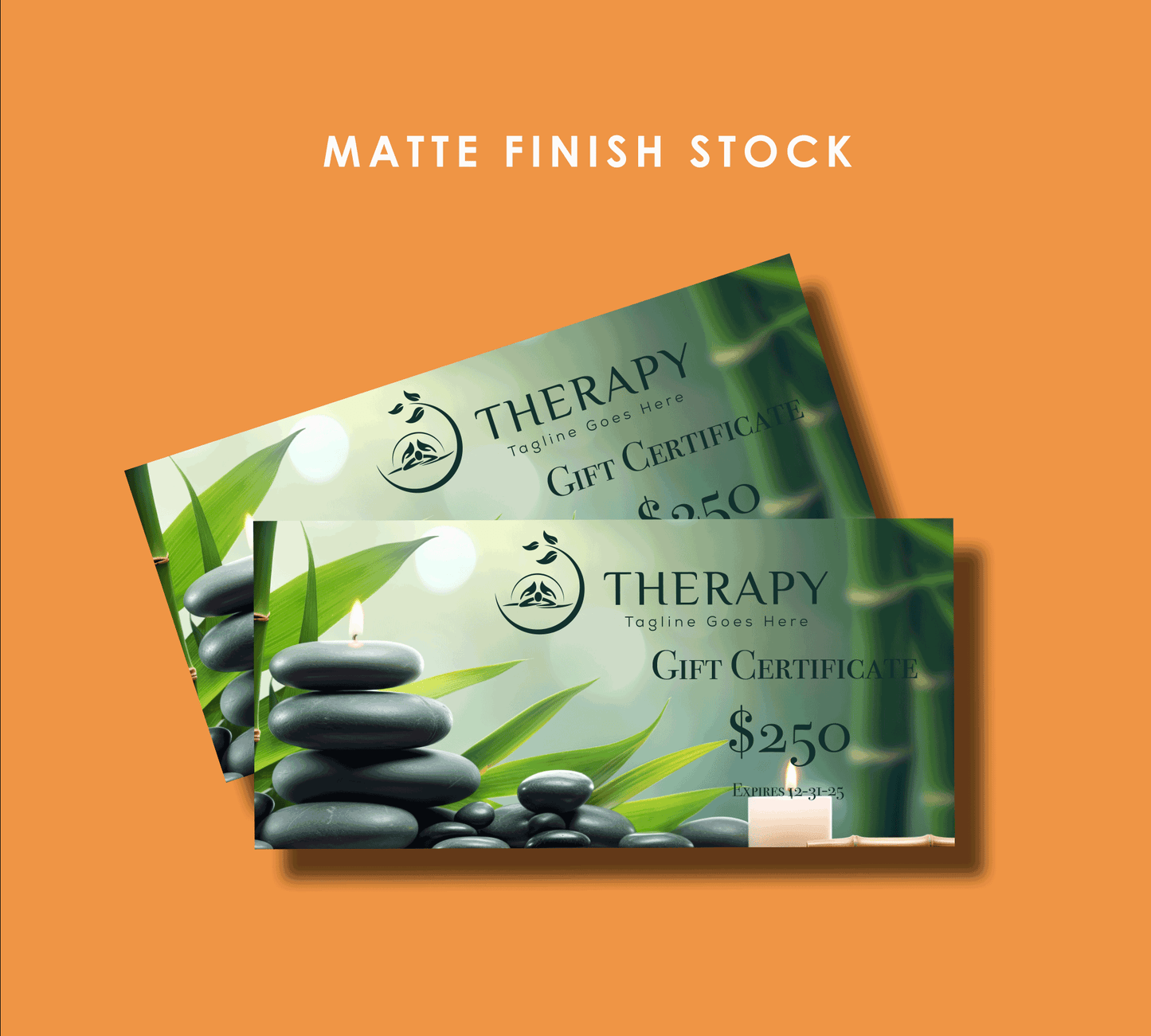 Custom Watercolor Photography Studio Gift Certificates