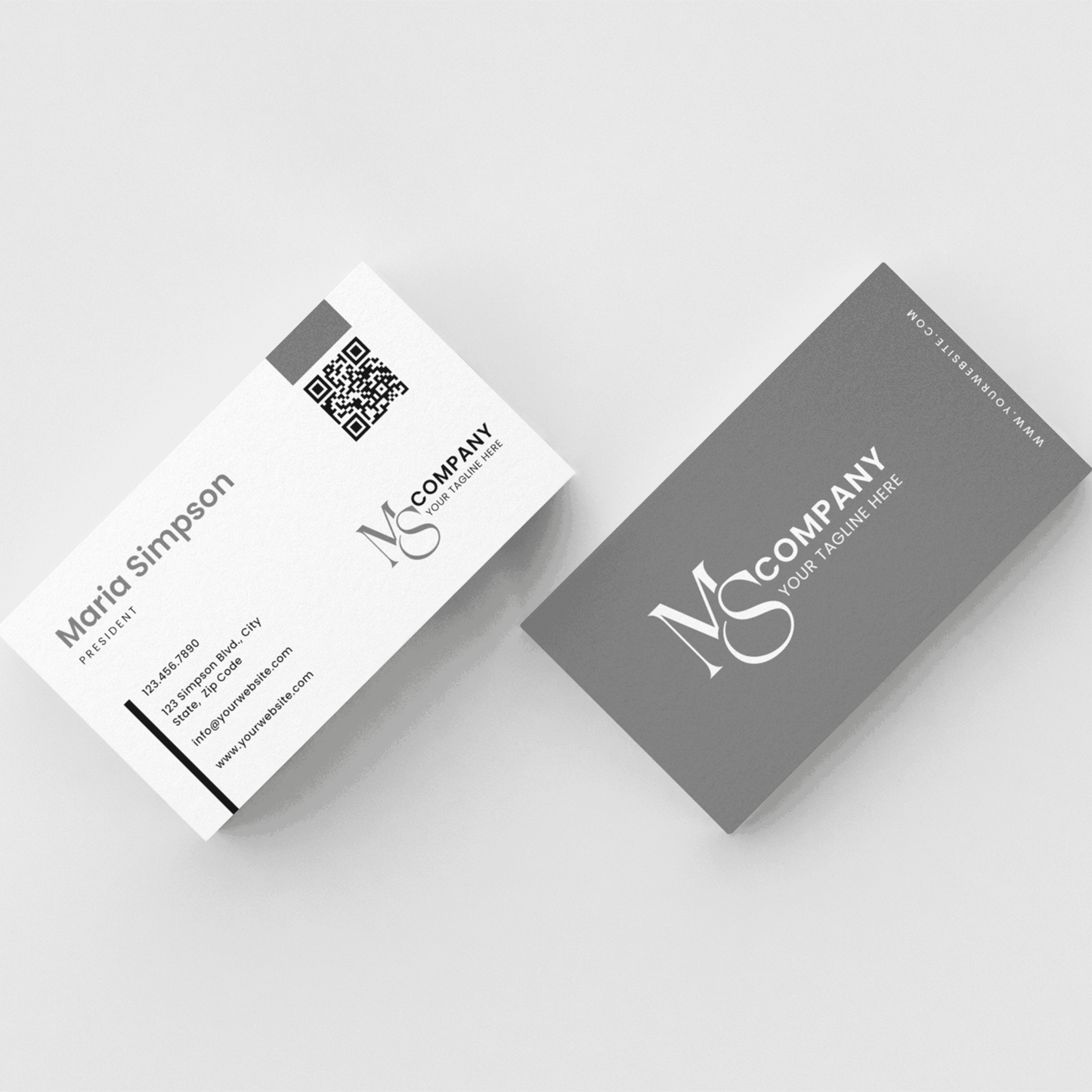2 Sided Modern Business Card