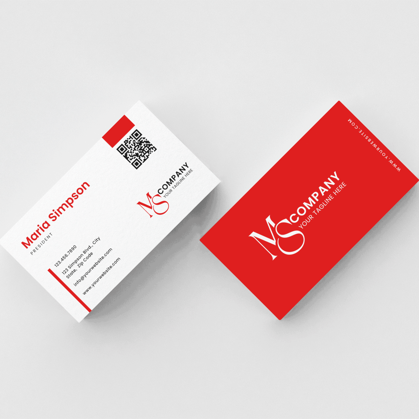 2 Sided Modern Business Card