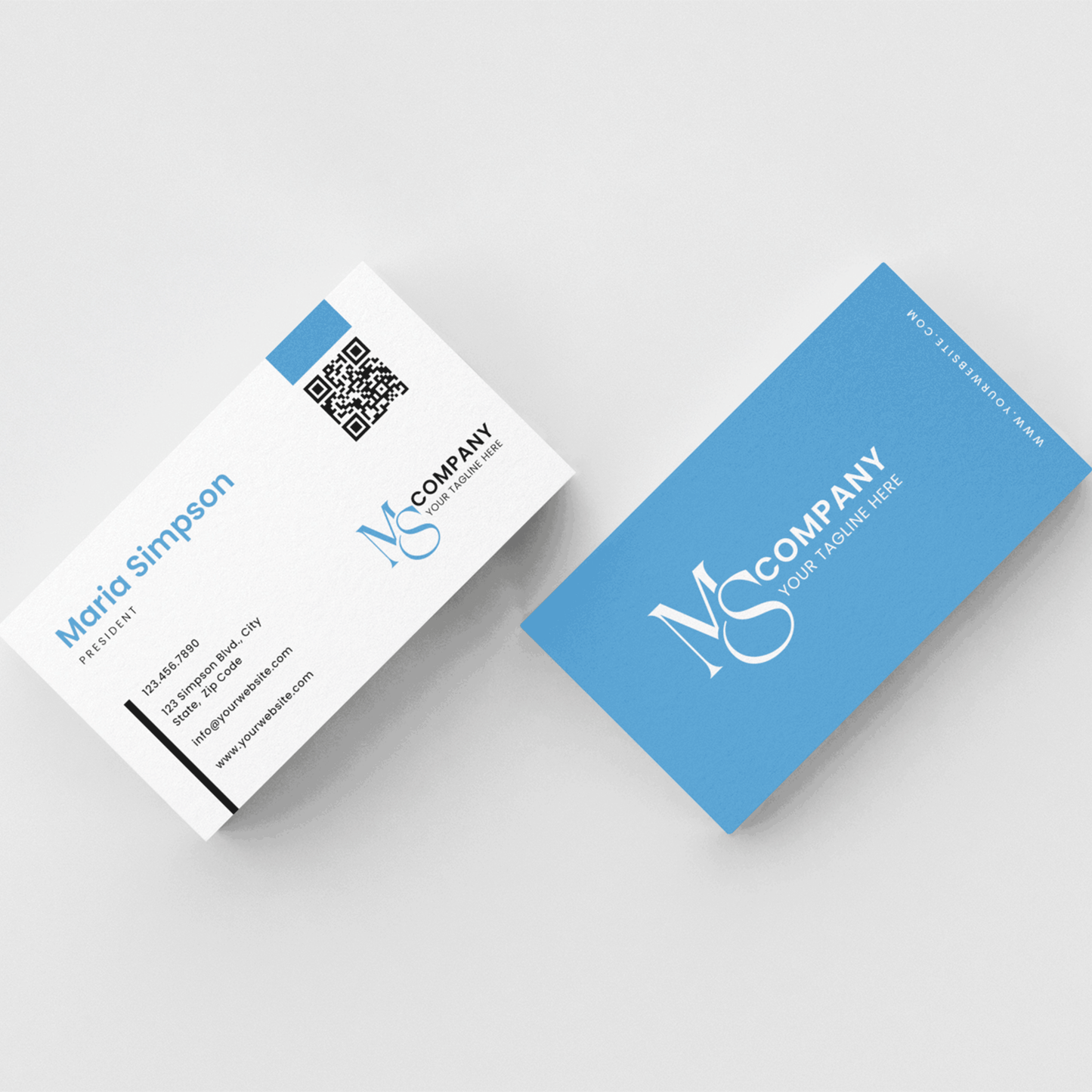 2 Sided Modern Business Card