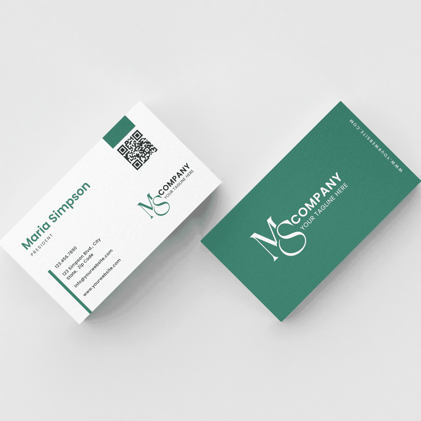 2 Sided Modern Business Card