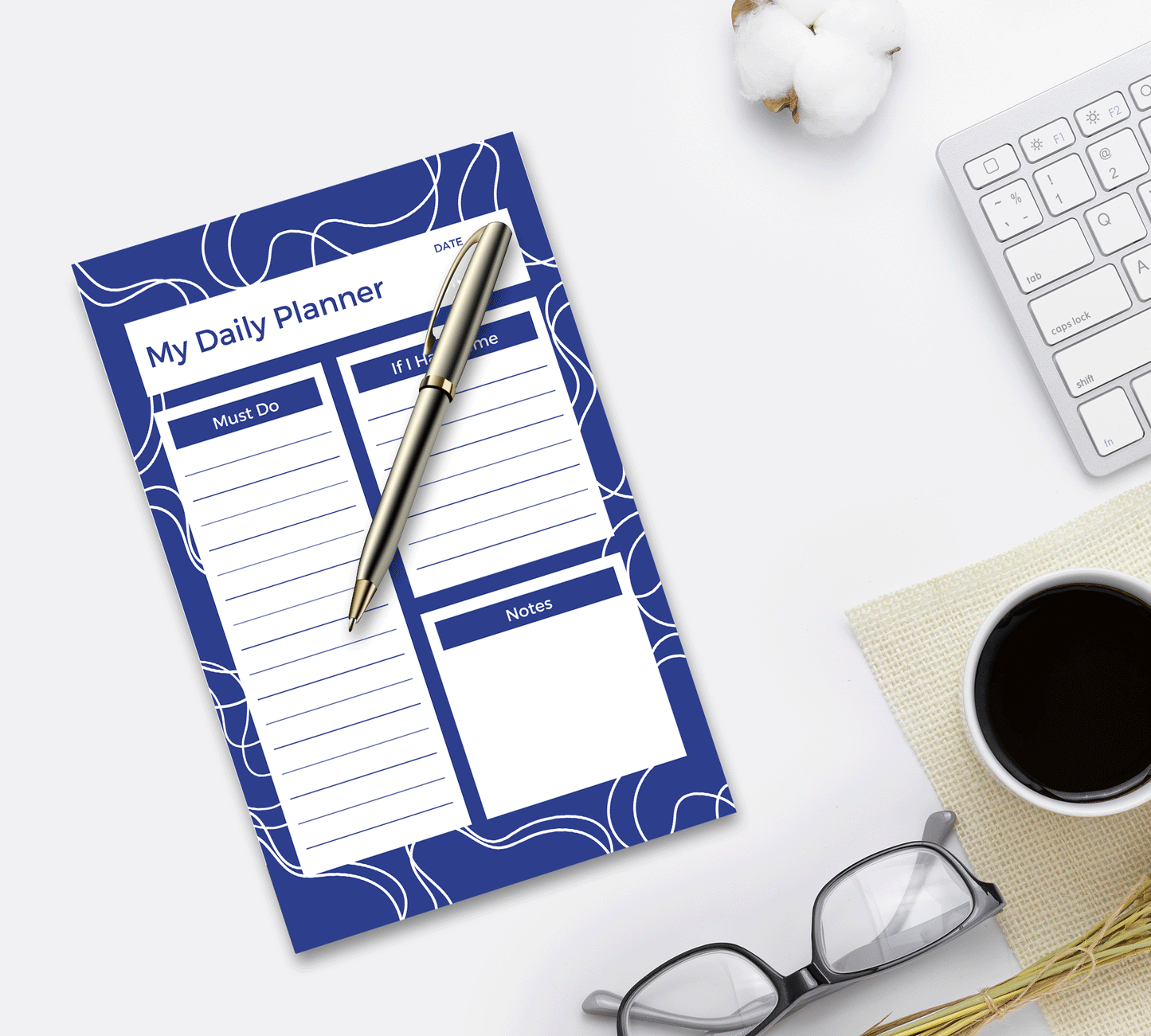 Custom Daily Task Notepads