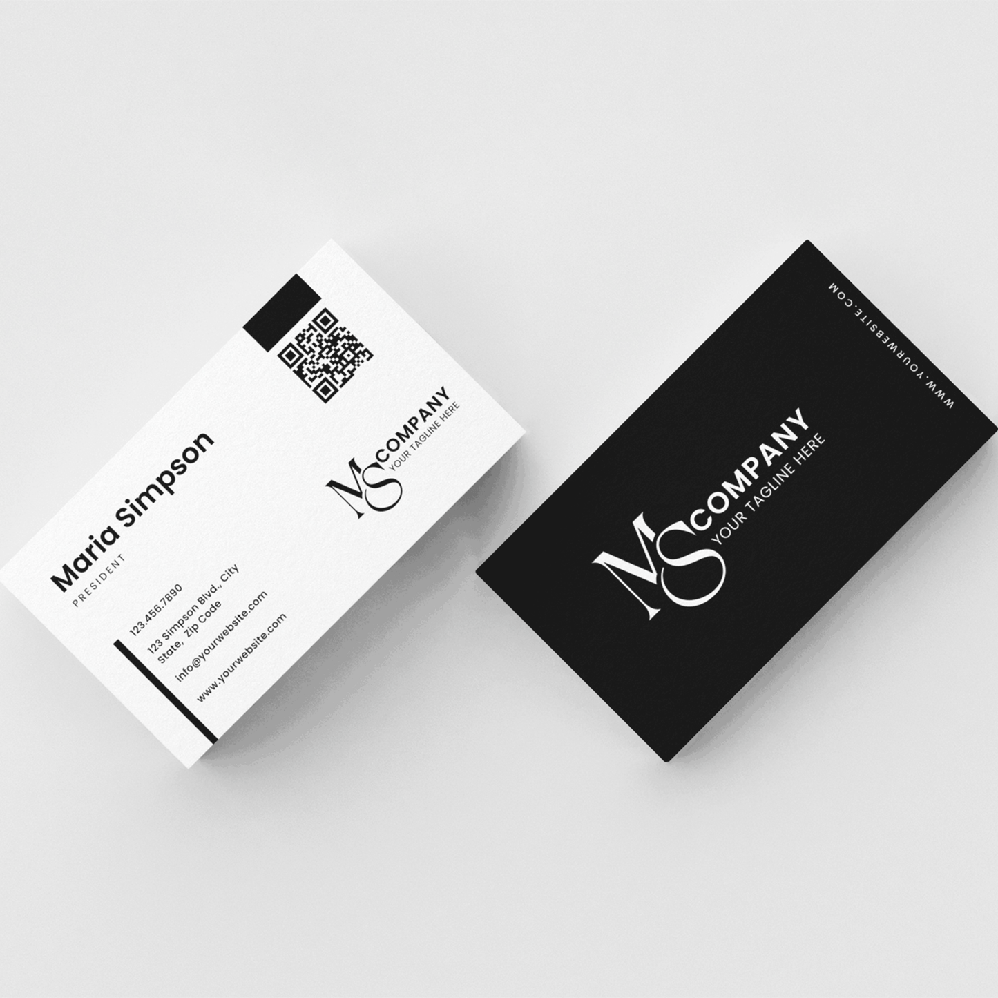 2 Sided Modern Business Card