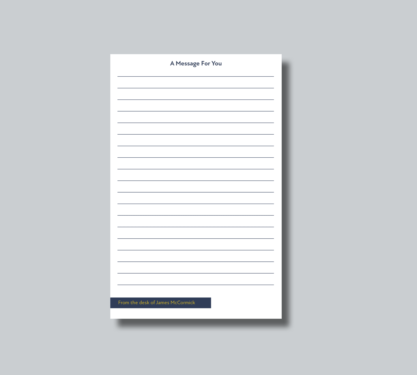 8.5 x 5.5 Business Notepad