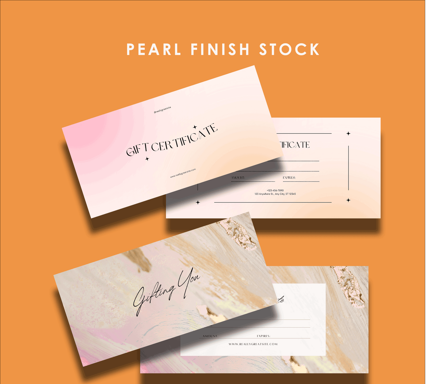 Your Own Design Gift Certificate