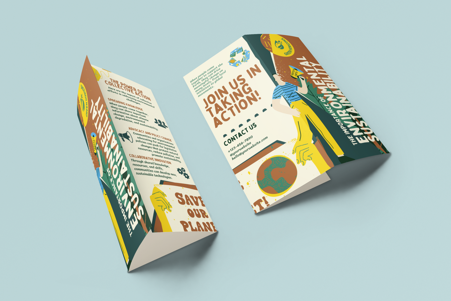 8.5 x 11 Business Brochures