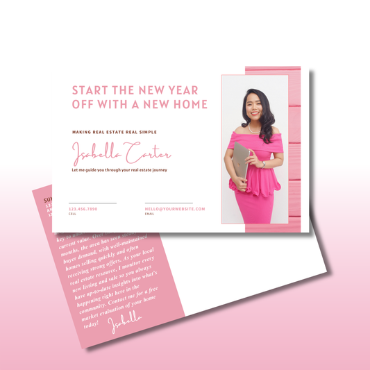 Real Estate Farm Introduction Postcard