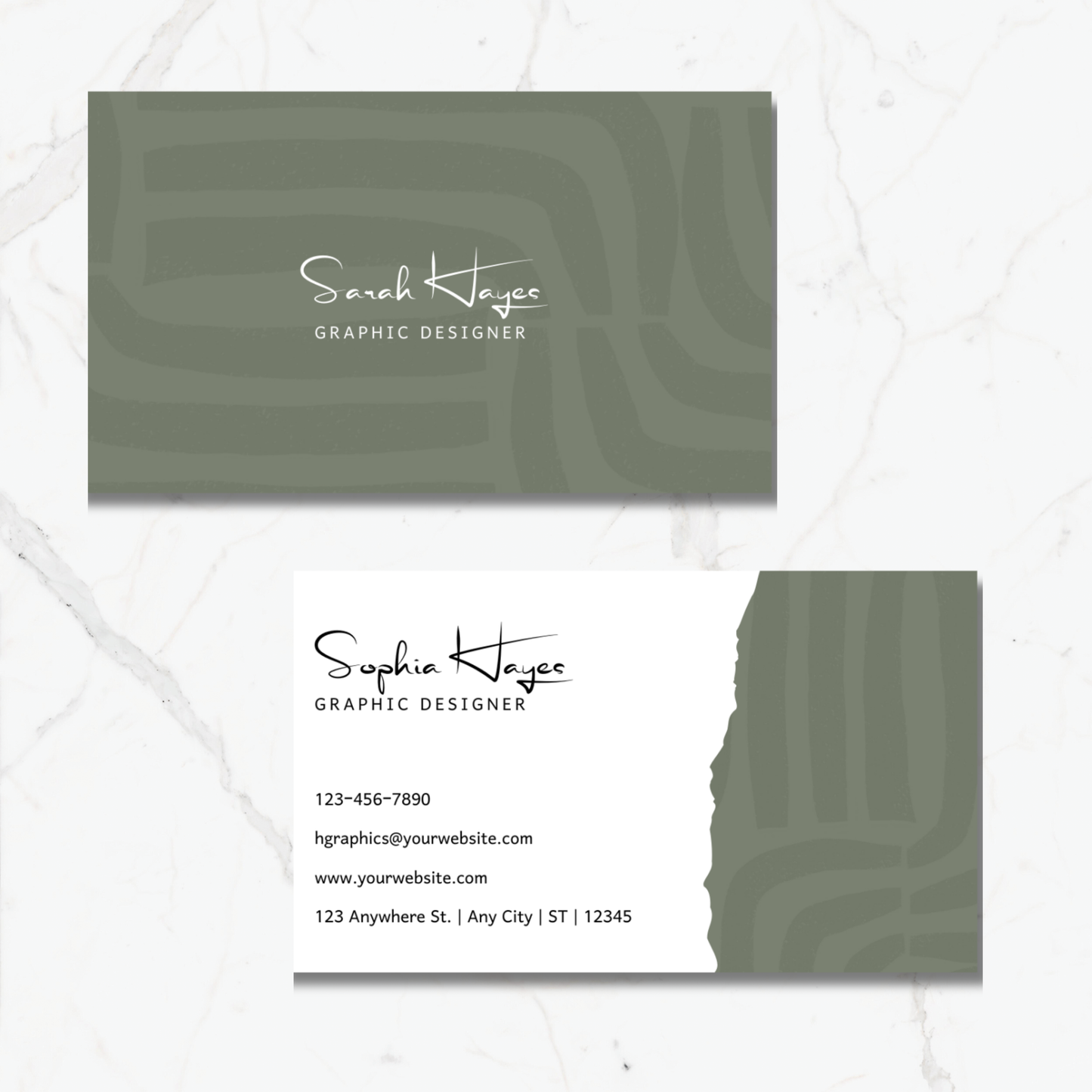 Custom Modern Business Cards