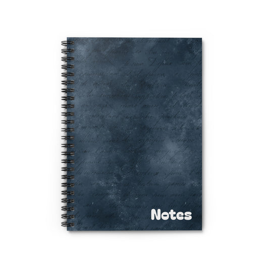 Blue Spiral Notebook