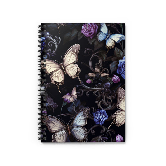 Mystical Butterfly Spiral Notebook - Ruled Line