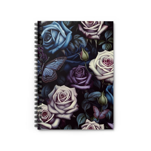 Mystical Roses Spiral Notebook - Ruled Line