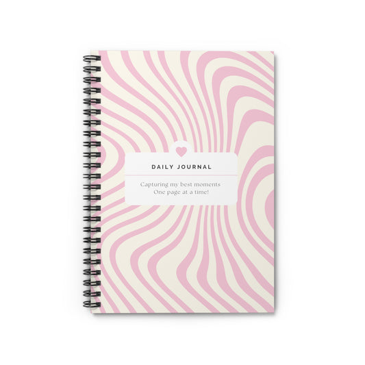 Custom Retro Spiral Notebook