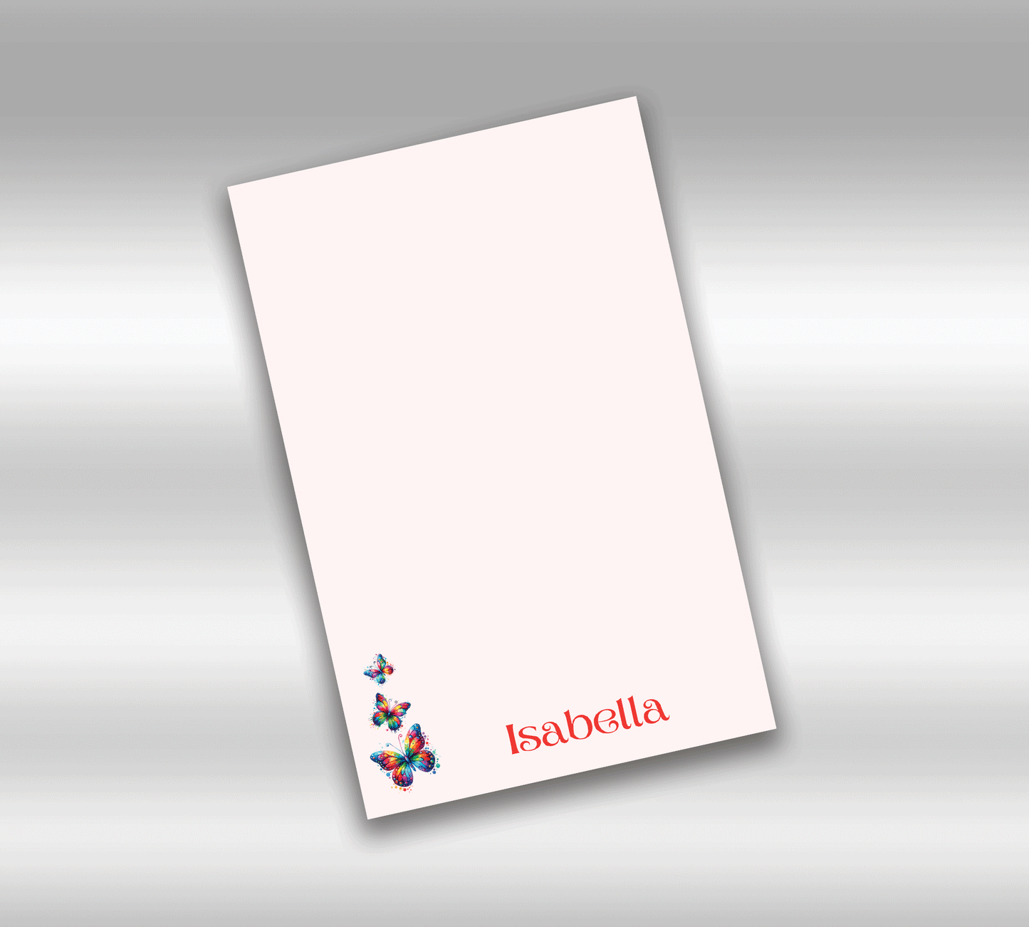 8.5 x 5.5 Kids Butterfly Notepad