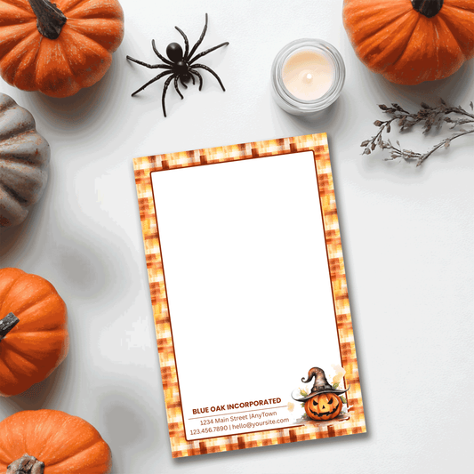 8.5 x 5.5 Halloween Notepads For Fun Note Taking