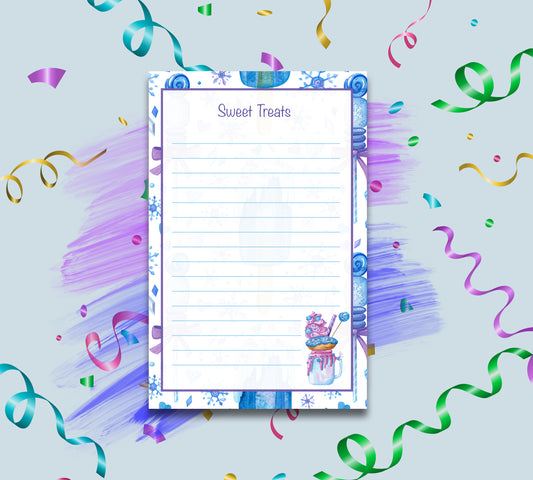 8.5 x 5.5 Kids Sweet Treats Notepad