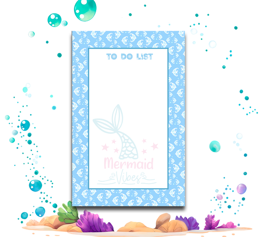 8.5 x 5.5 Mermaid Notepad