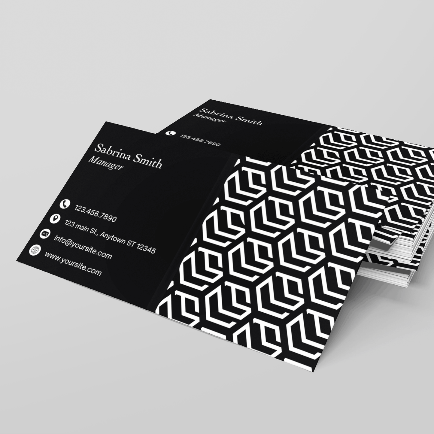 Geometric Business Cards