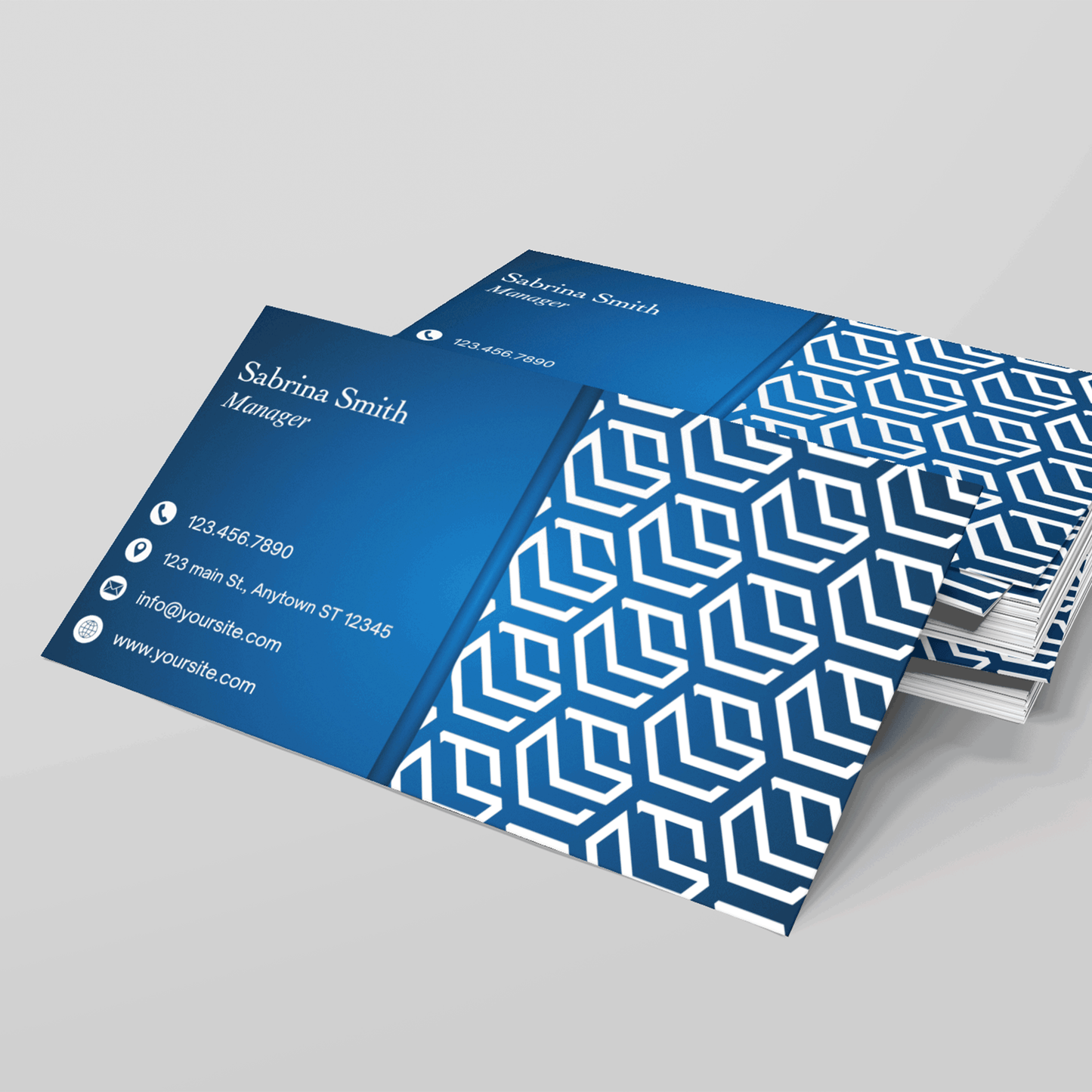 Geometric Business Cards