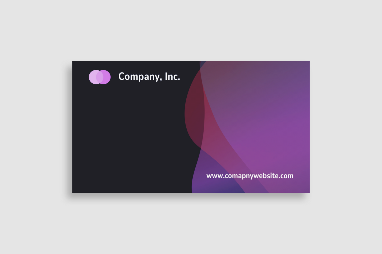 Double Sided Full Color Photo Business Card