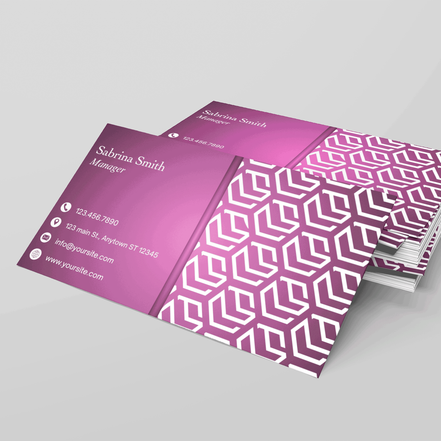 Geometric Business Cards