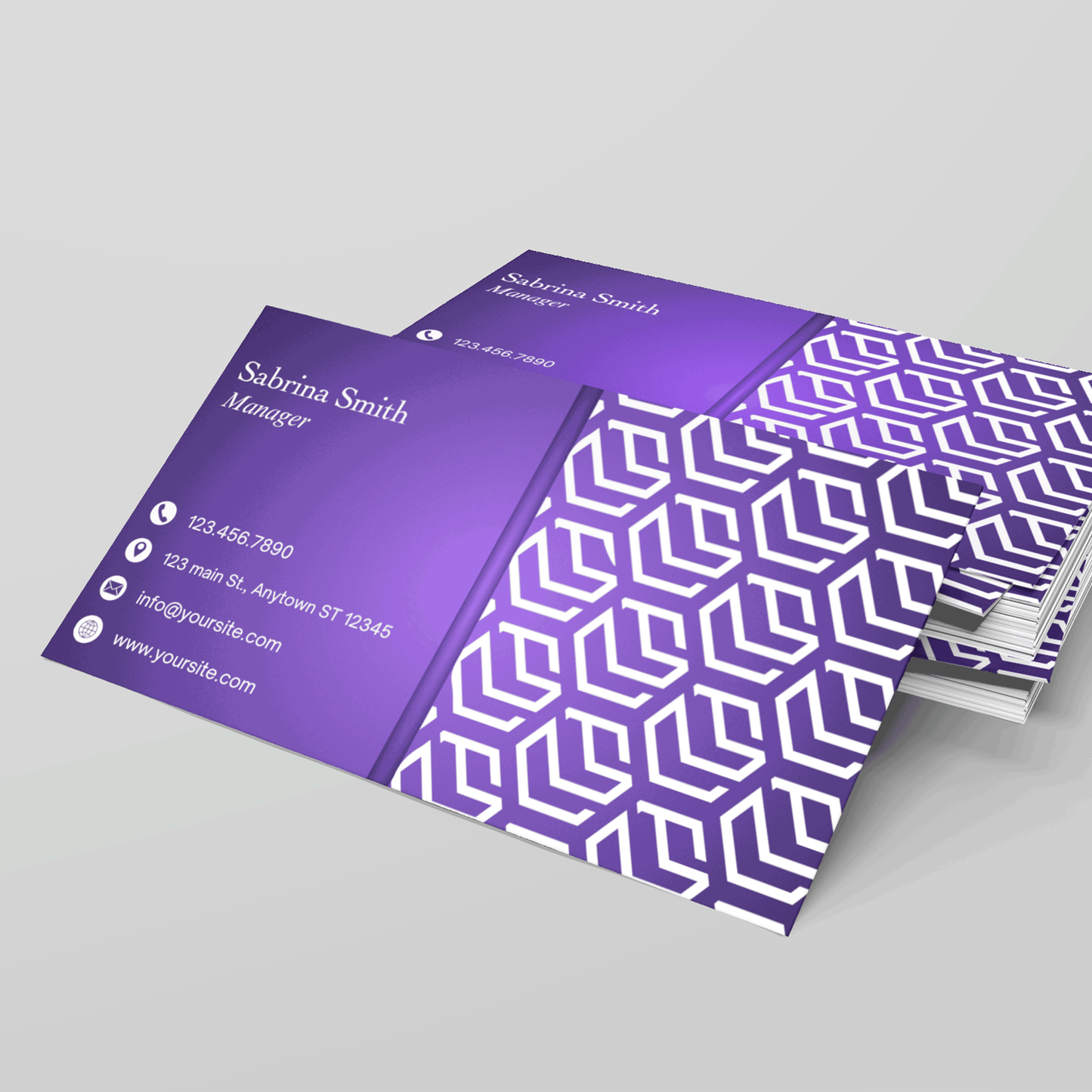 Geometric Business Cards