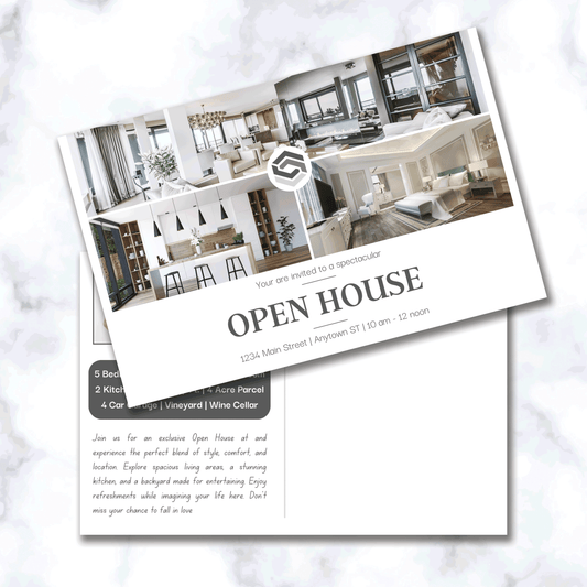 Real Estate Open House Postcard