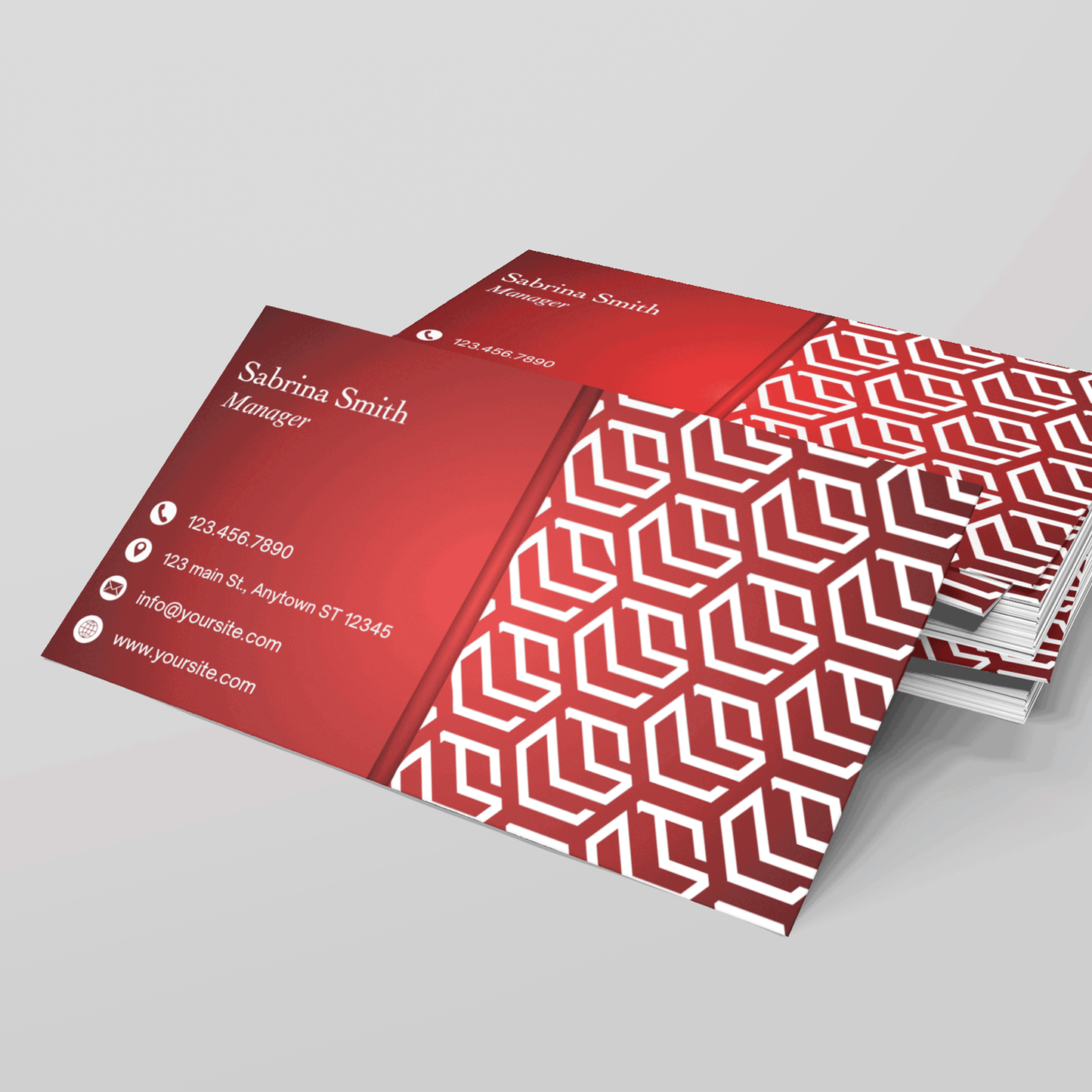 Geometric Business Cards